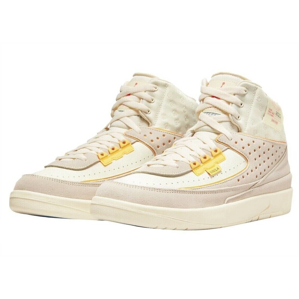 Nike Air Jordan Retro 2 Union Rattan H021 Men Size 4, Women's Size 5.5 - NEW